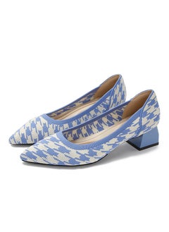 Shougu Single Shoe Women's Thick Heel Versatile Shoes 