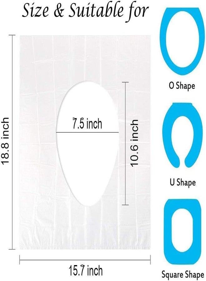 CHAMELI Disposable Toilet Seat Cover, Non-Woven Fabric Travel Toilet Seat Cover Avoid Direct Contact with Unhygienic Toilet Seats. (pack of 20) - Image 4