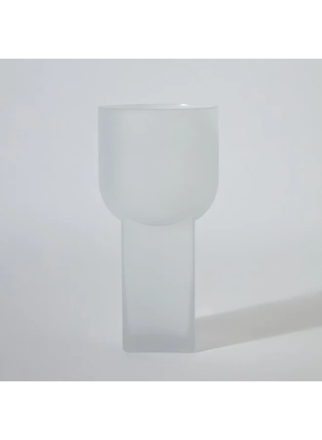 Home Box Lemont Frosted Glass Vase 15 x 15 x 30 cm