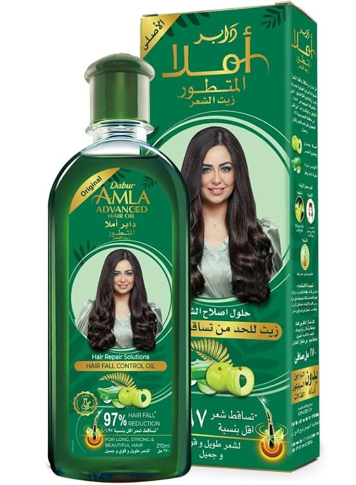 دابر أملا زيت الشعر المتطور لإصلاح الشعر، زيت التحكم في تساقط الشعر، 180 مل - Image 1