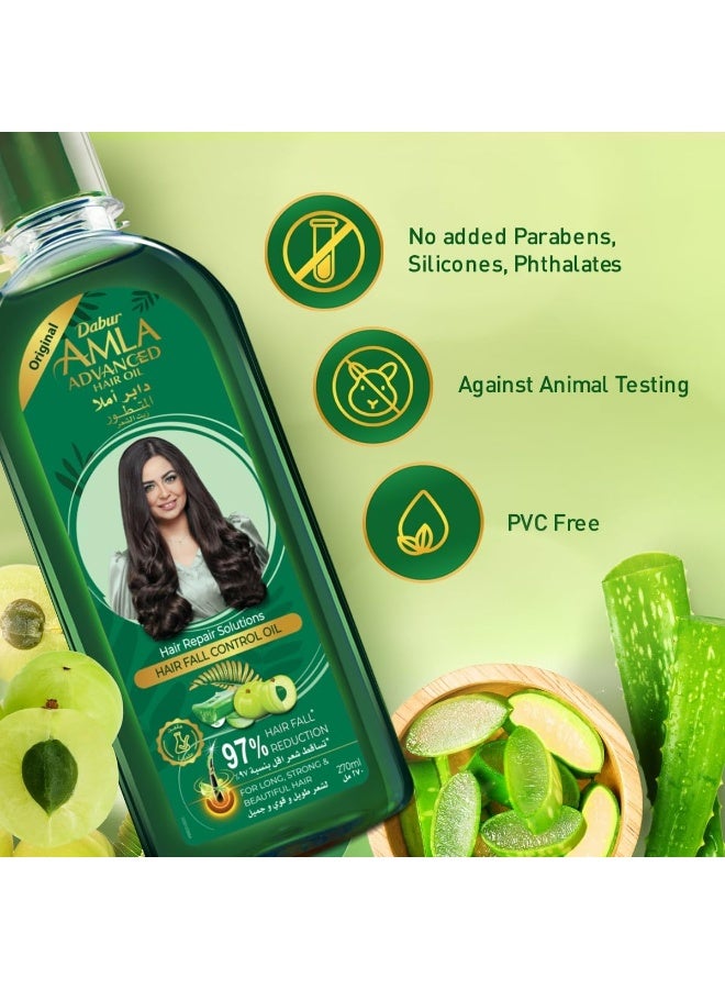 دابر أملا زيت الشعر المتطور لإصلاح الشعر، زيت التحكم في تساقط الشعر، 180 مل - Image 5