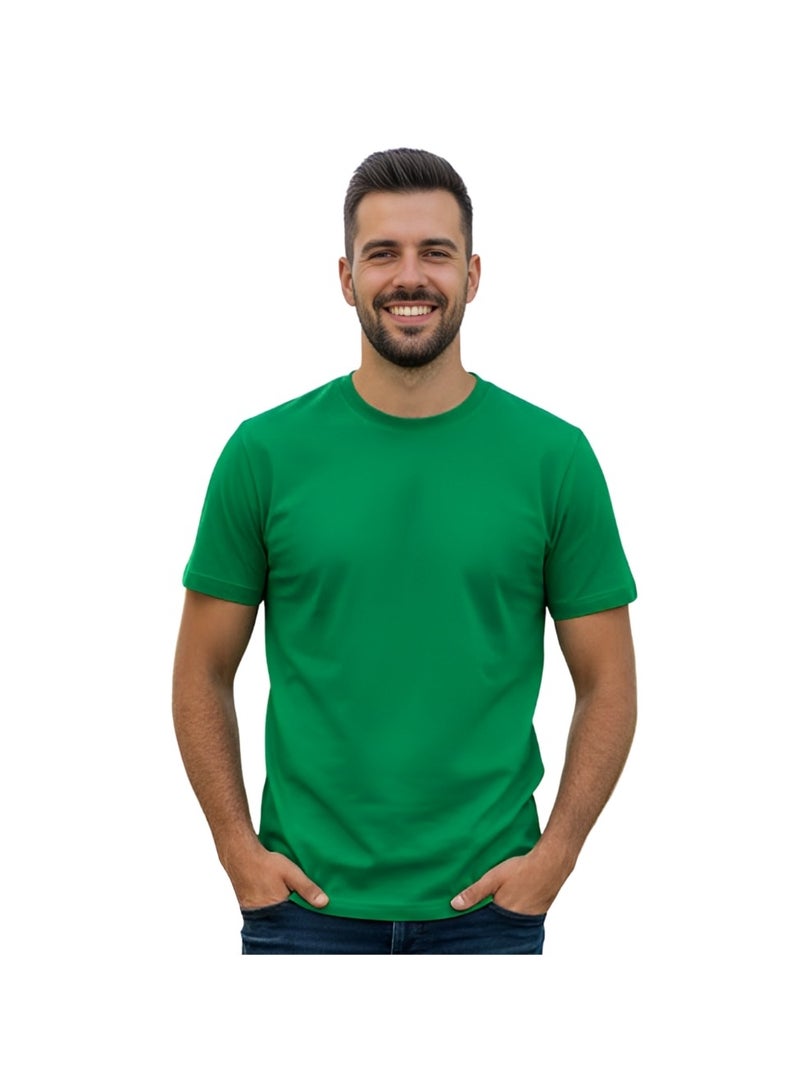 برينت شوب فور مي 10 قطع تي شيرت رجالي ممشط برقبة مستديرة للكبار 190 جرام في المتر المربع من القطن الخالص الألوان الأساسية - Image 2