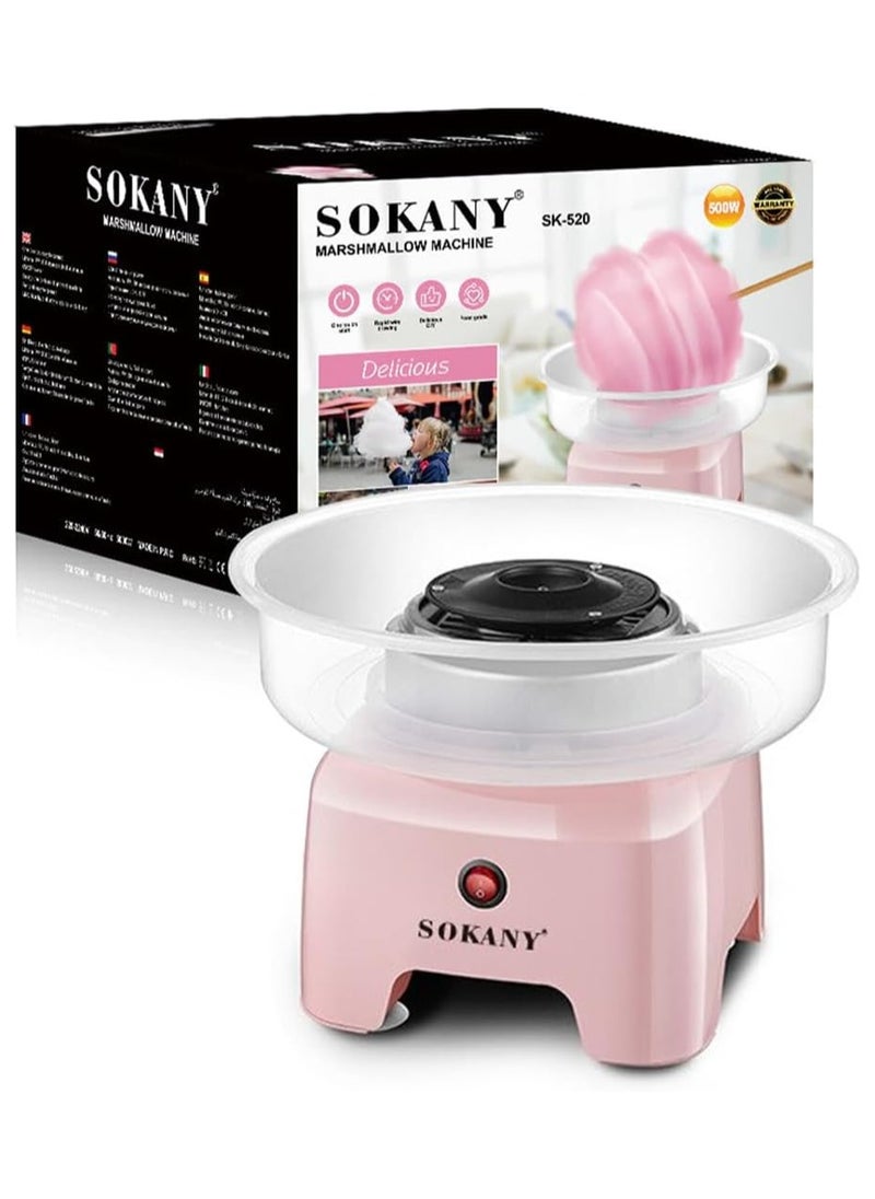 SOKANY SK-520 Cotton Candy Machine for Home, Cotton Candy Machine for Children's Birthday Parties Various Parties-Multicolor - pzsku/ZD36A1EF51C79D63E403BZ/45/_/1726223443/7341f101-b258-4759-a16b-ccf8f951d388