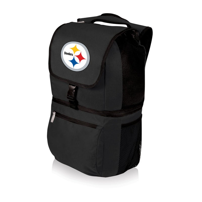PICNIC TIME PICNIC TIME Black Pittsburgh Steelers Zuma Cooler Backpack 
