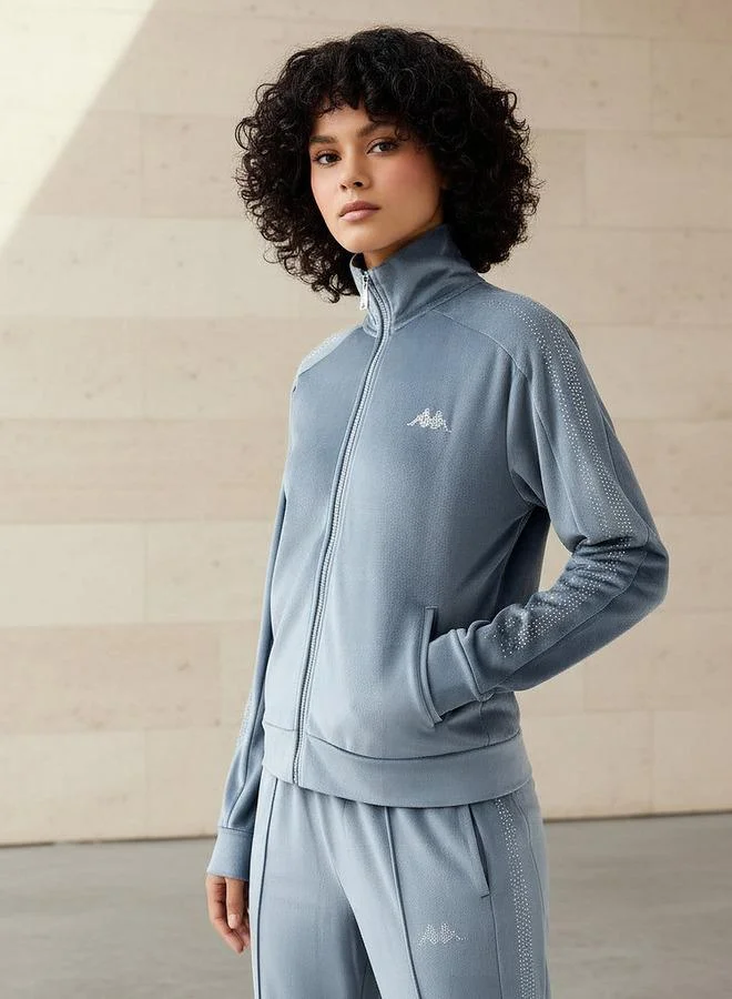 Kappa Kappa Women Velour Embellished Jacket