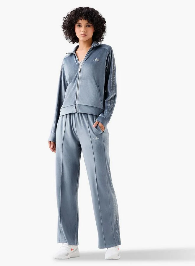 Kappa Kappa Women Velour Embellished Jacket