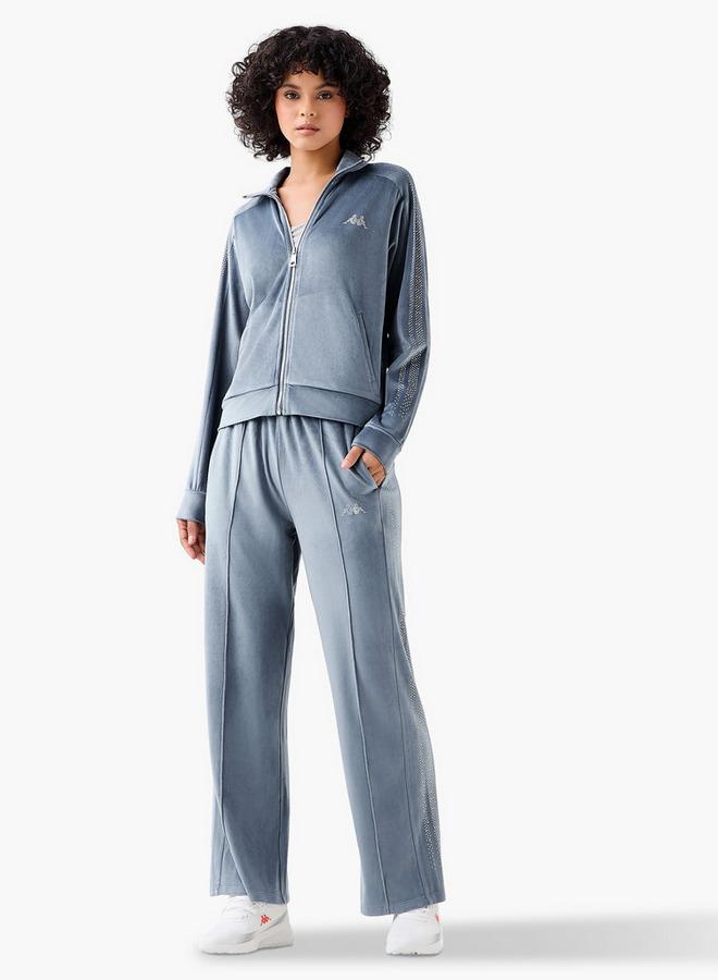 Kappa Women Velour Embellished Jacket - Image 2