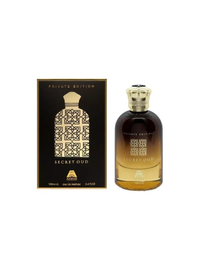 Anfar Secret Oud Eau de Parfum for Men – 100ml - Image 1