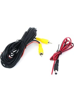 Generic Car Rear View Reverse Parking Camera With Night Vision 8 Led Waterproof 180 Degree Wide Angle -Square- Black  - Image 1