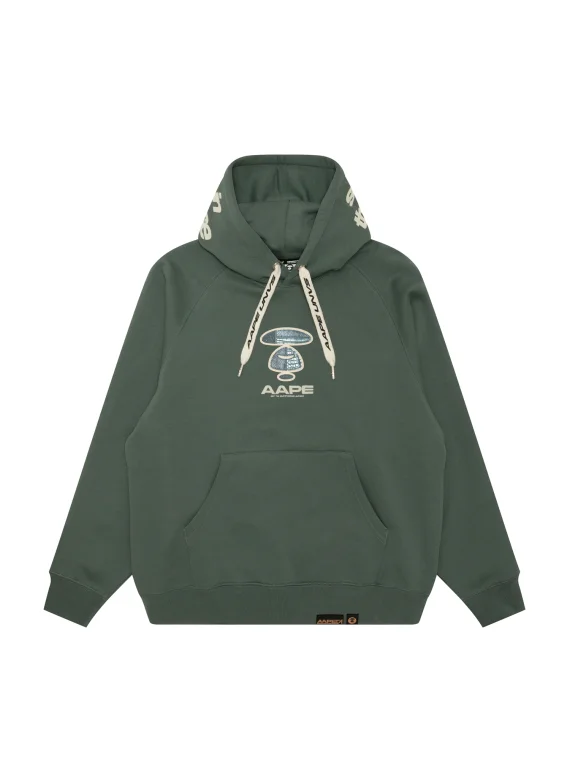 AAPE Moonface logo hoodie