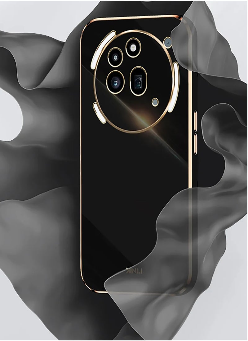 Generic - Compatible with Nothing Phone 3A Pro cover, smooth veneer gold plated chrome, White Thin and smooth shock-proof full protection Nothing Phone 3A Pro case -White - Image 1