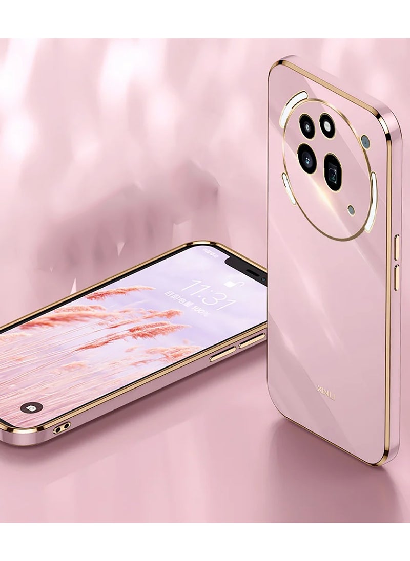 Generic - Compatible with Nothing Phone 3A Pro cover, smooth veneer gold plated chrome, White Thin and smooth shock-proof full protection Nothing Phone 3A Pro case -White - Image 1