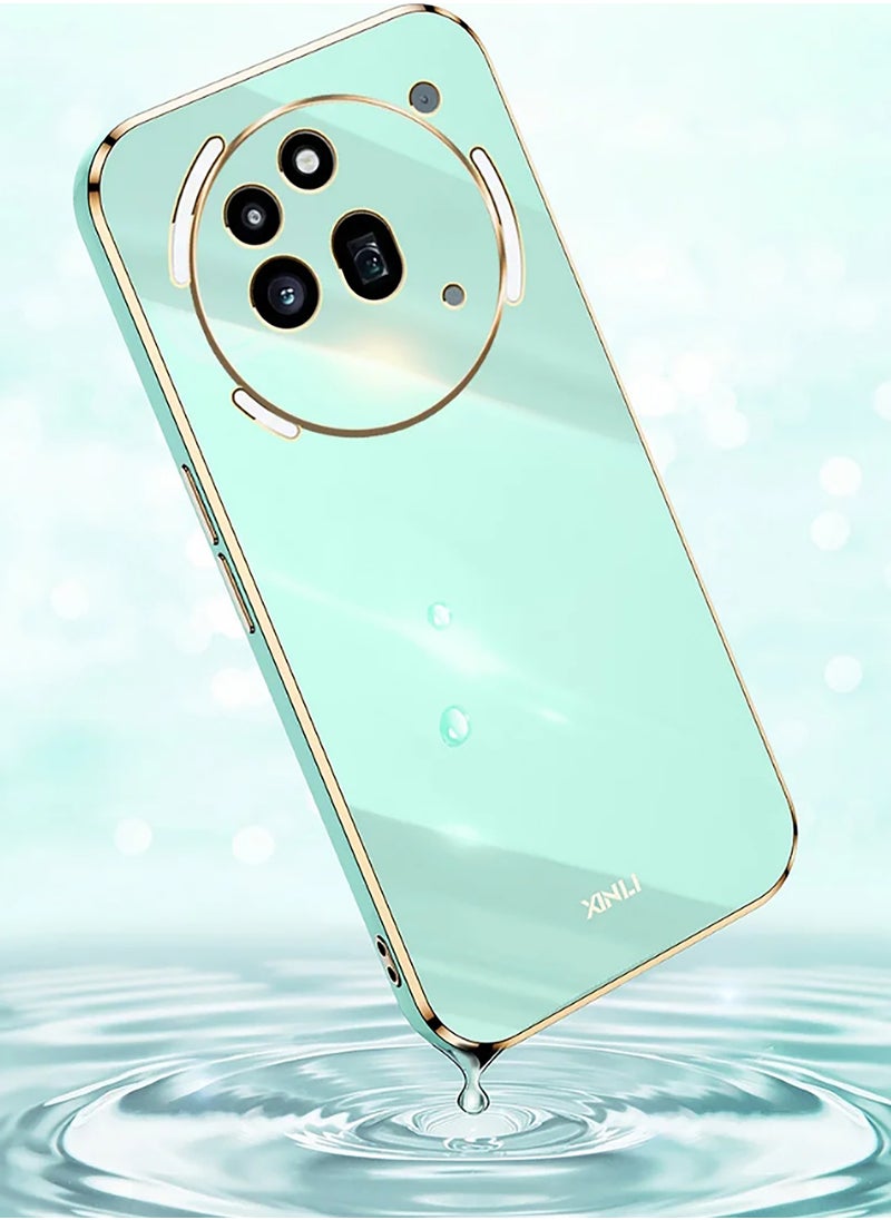Generic - Compatible with Nothing Phone 3A Pro cover, smooth veneer gold plated chrome, White Thin and smooth shock-proof full protection Nothing Phone 3A Pro case -White - Image 1
