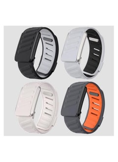 SPECTON specton Comfort Durable Silicone Wristband Compatible with WHOOP 4.0 Band, Soft Silicone Sports Loop Strap for Men & Women, with U Shaped Connector - black  - Image 5