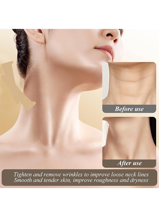 Ba Love 40 Pcs Invisible Neck Lifting Tape, Invisible Neck Tapes Tightening Lift Bands Strip for Sagging Skin to Improve Lines (Beige, One Size) - Image 4
