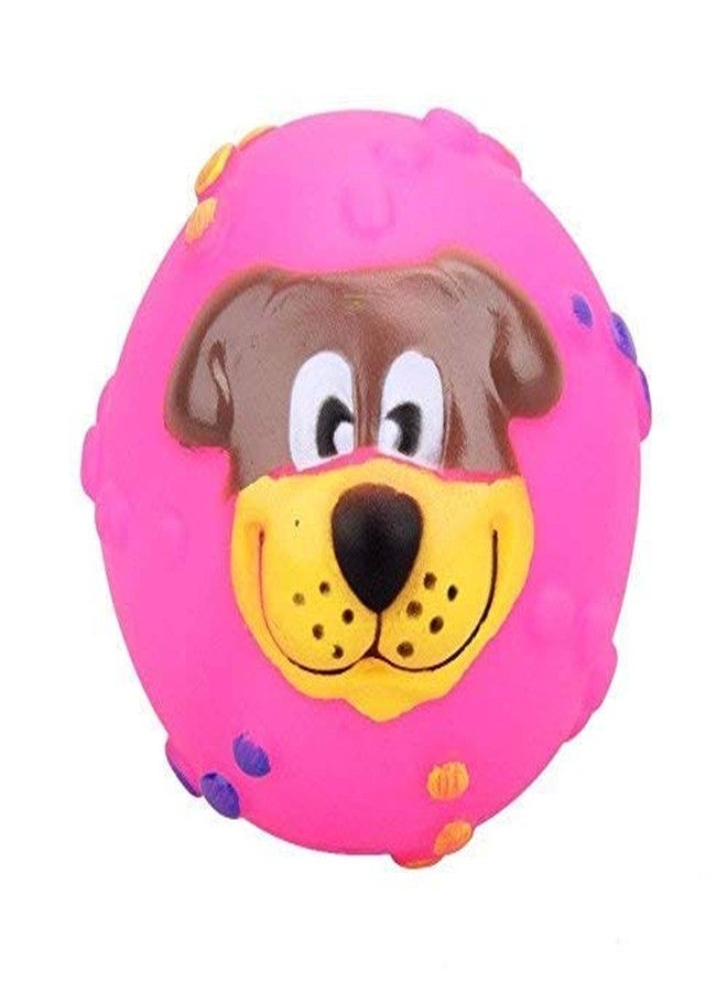 Pet Guard Puppy - Cat Dog Toys Soft Rubber Dog Face Chew Squeaker Squeaky Toys for Small Dog Cat Funny Training Toy Pet Supplies - Dog Toys(Pack of 2) Color May Vary - Image 5