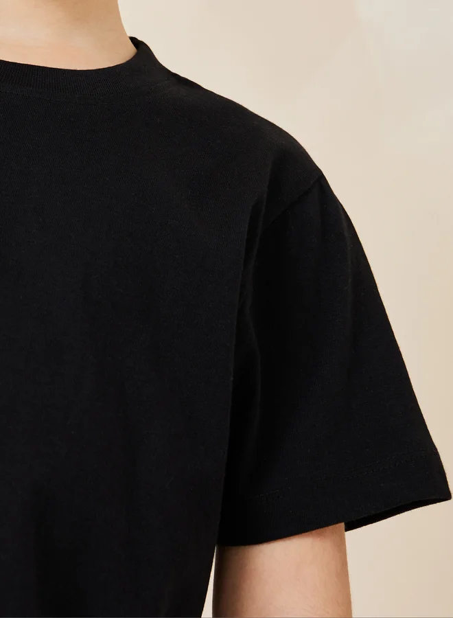 Styli Styli Solid Cotton T-Shirt