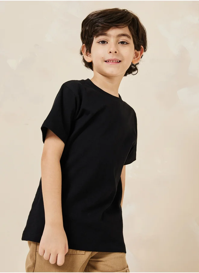 Styli Styli Solid Cotton T-Shirt