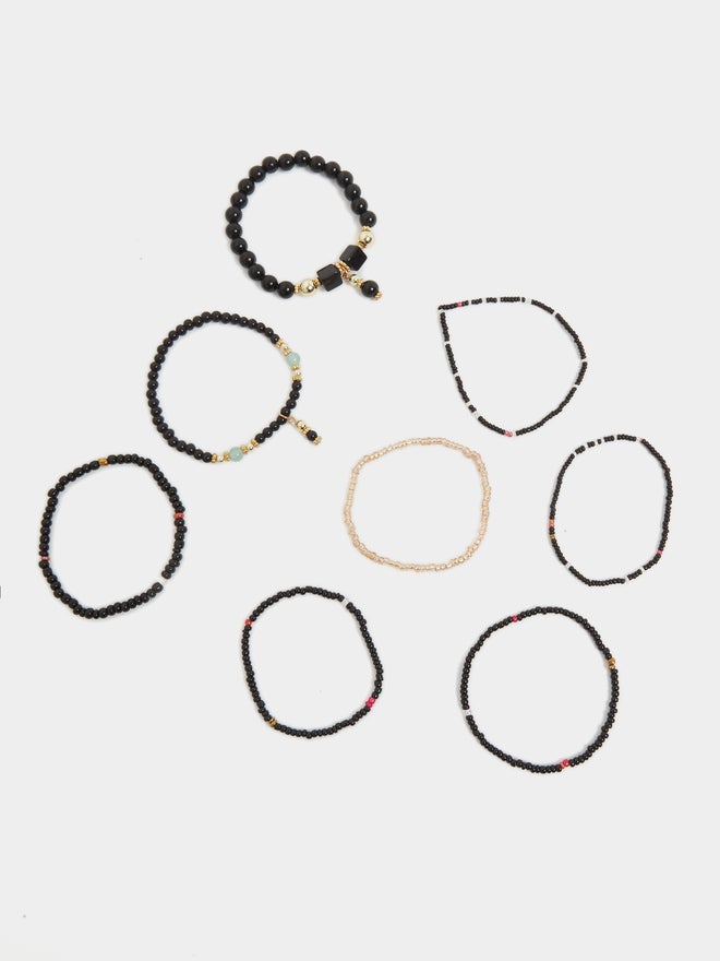 Styli Styli Pack Of 7 Beaded Bracelet Set  - Image 3