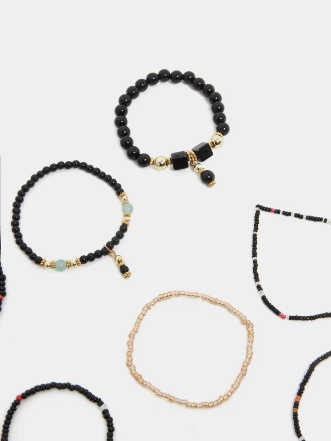 Styli Styli Pack Of 7 Beaded Bracelet Set