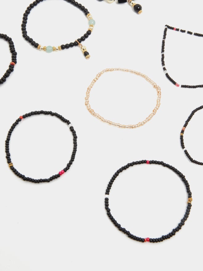 Styli Styli Pack Of 7 Beaded Bracelet Set  - Image 5