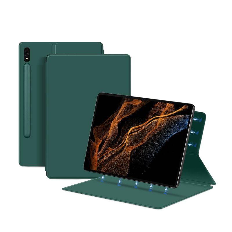 DGG Blue Samsung Tab Folio Case Compatible with Multiple Samsung Tab Models with Protective Cover Stand Function and Daily Tablet Carry - Image 2