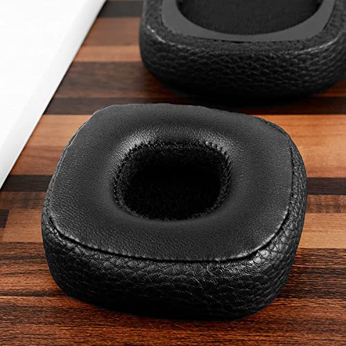 Street27® Earpad Cushion Compatible with Marshall Major 3 Wired, Major 3 Bluetooth Wireless Headphone, Protein Leather + Memory Foam Soft Earpads for Headphone - Black - Image 4