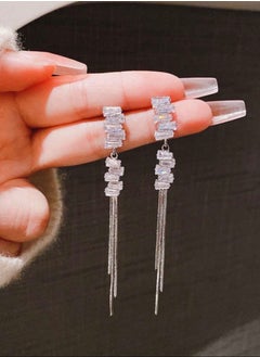 sixtyfour Trendy Earrings For Women Inlaid With Zirconia  - Image 2