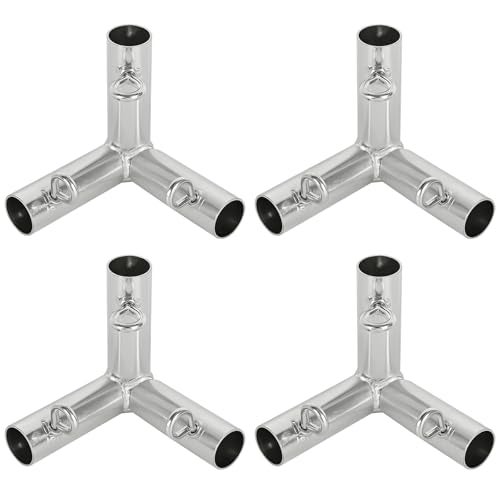 KishYa 4 Pcs Canopy Fittings 3/4", 3 Way Canopy Corner Fittings, Golf Frame Corner Kit, Batting Cage Fitting Fits 3/4" EMT Pipe That Has an Outer Diameter of 15/16" - Image 1