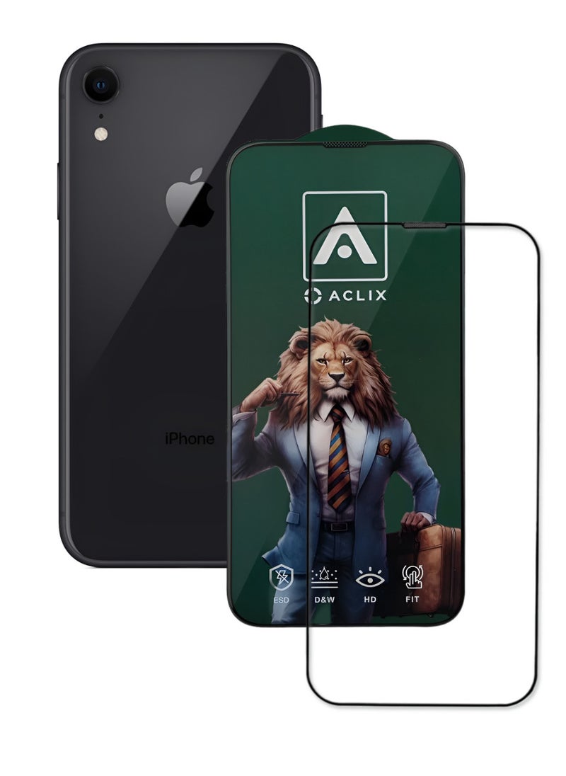 ACLIX Antistatic ESD Dustproof Premium Quality High Definition Tempered Glass Screen Protector Designed For  iPhone XR - Image 1