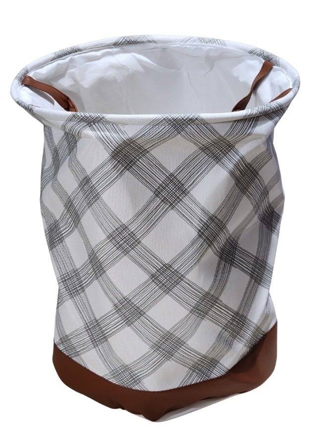 Round Foldable Laundry Basket 34*34 cm - Image 4