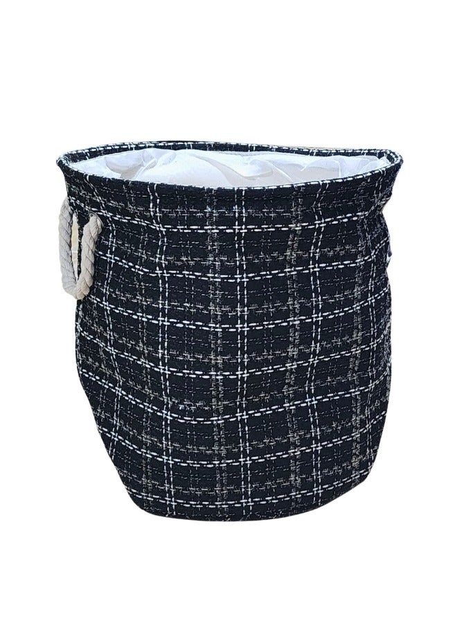 Round Foldable Laundry Basket 34*34 cm - Image 5