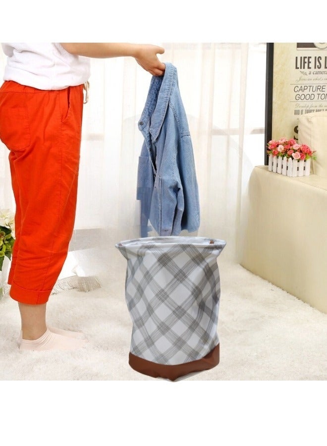 Round Foldable Laundry Basket 34*34 cm - Image 3
