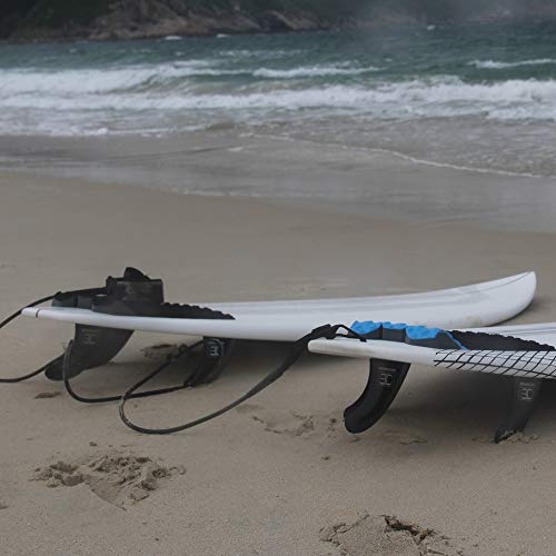 OCEANBROAD Surfboard Fin Thruster 3 Fins for FCS-Based Fin Box with Screws Wax Comb Key - Image 4