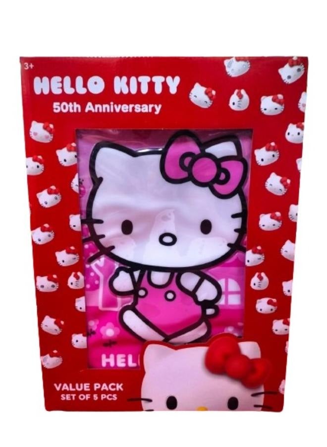 Hello Kitty حقيبة ظهر هيلو كيتي 5 في 1 - عبوة اقتصادية - مقاس 16 بوصة - Image 4