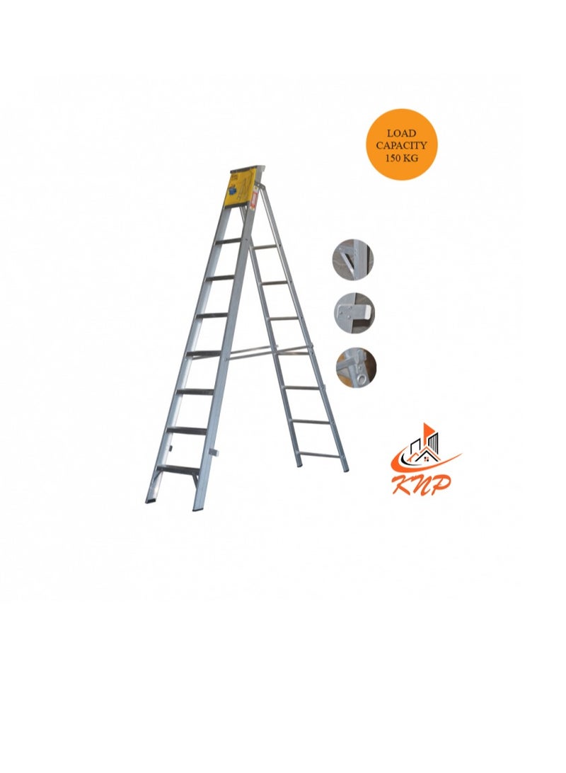 KNP Heavy Duty Dual Purpose Aluminum Ladder 7 STEPS  - Image 1
