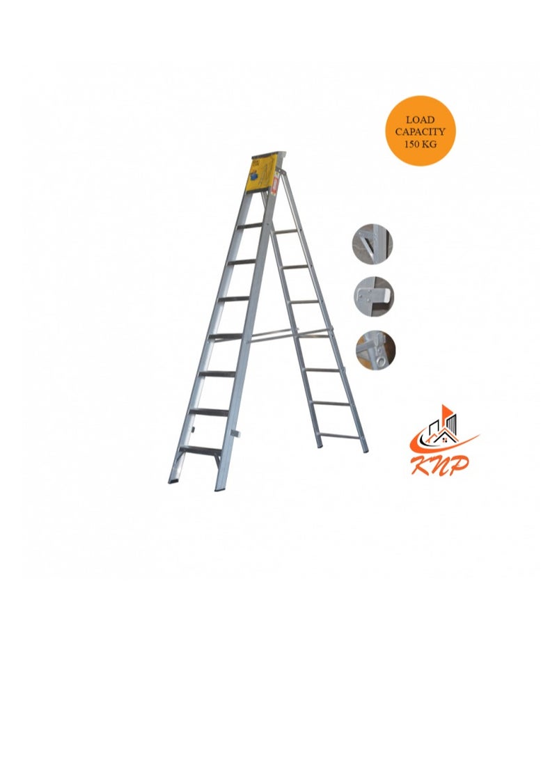 KNP Heavy Duty Dual Purpose Aluminum Ladder 7 STEPS  - Image 2