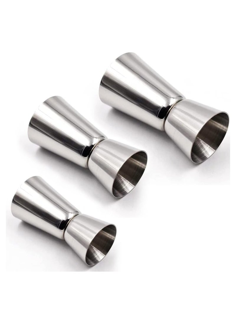Oasisgalore 3 Pcs 304 Stainless Steel Measuring Cups Set - 30/60 ml, 25/50 ml, 15/30 ml, Espresso Measuring Cups  - Image 3