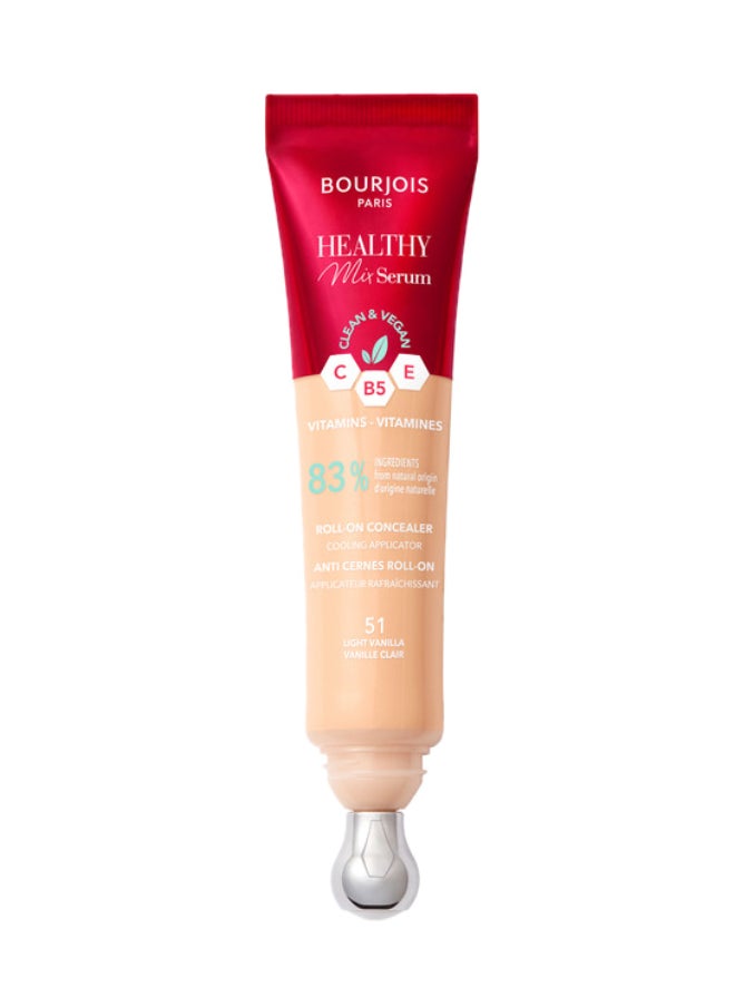 BOURJOIS PARIS Healthy Mix 2-in-1 Serum Concealer - Light Vanilla, 13ml  - Image 1