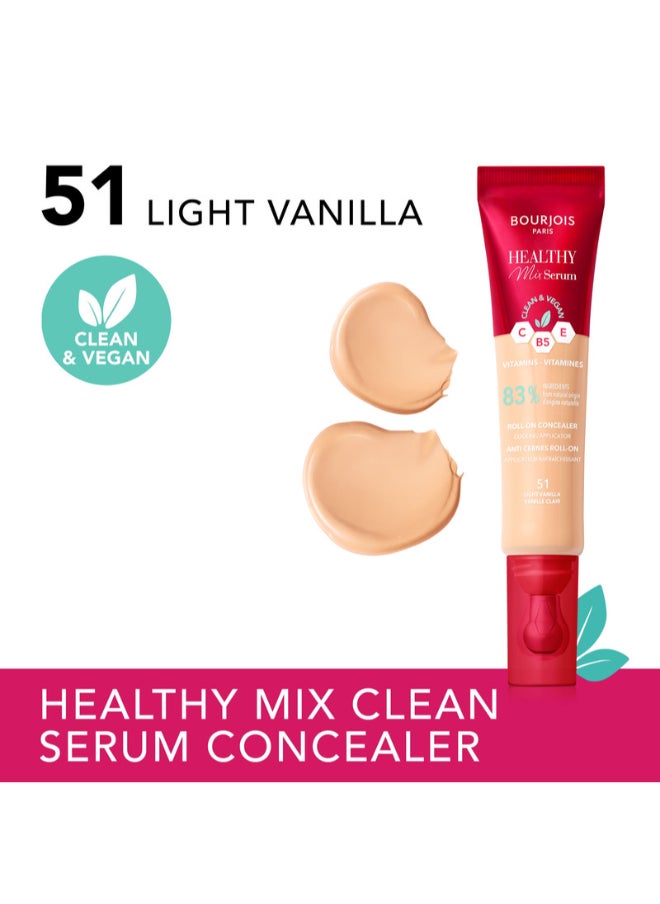 BOURJOIS PARIS Healthy Mix 2-in-1 Serum Concealer - Light Vanilla, 13ml  - Image 2