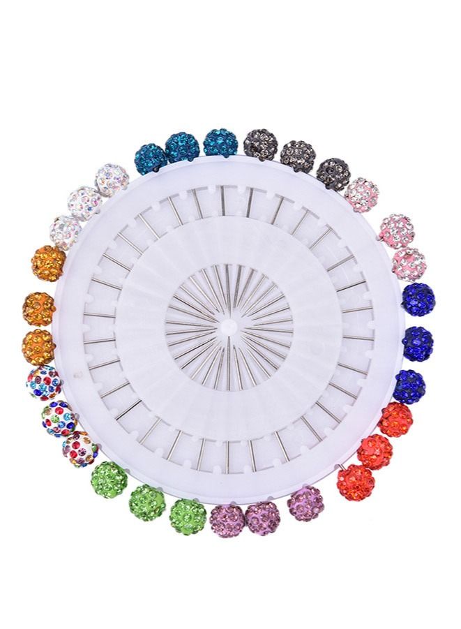 Muslim Elegant Scarf Safety Pins 10MM Multicolour - Image 1