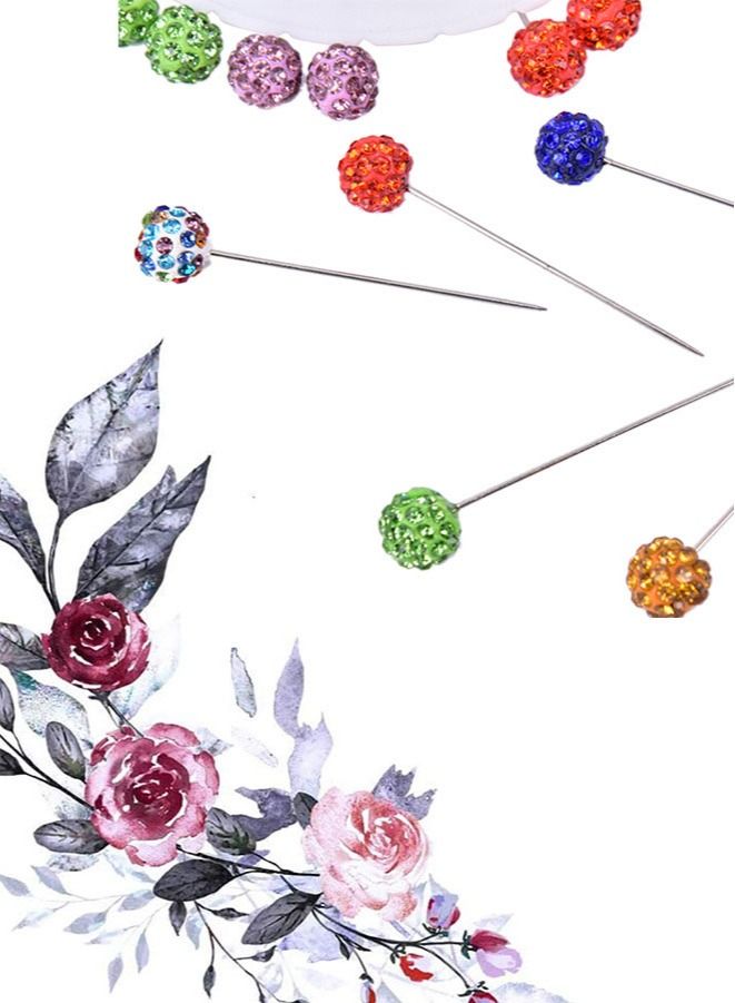 Muslim Elegant Scarf Safety Pins 10MM Multicolour - Image 2