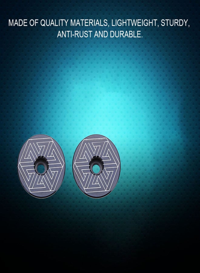 ريسك دراجة جبلية من ريسك، مقابض مطاطية مريحة للمقود، مقابض طرفية للمقود (سداسية الشكل) - Image 2