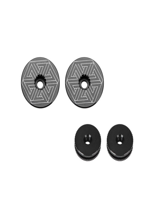 ريسك دراجة جبلية من ريسك، مقابض مطاطية مريحة للمقود، مقابض طرفية للمقود (سداسية الشكل) - Image 1