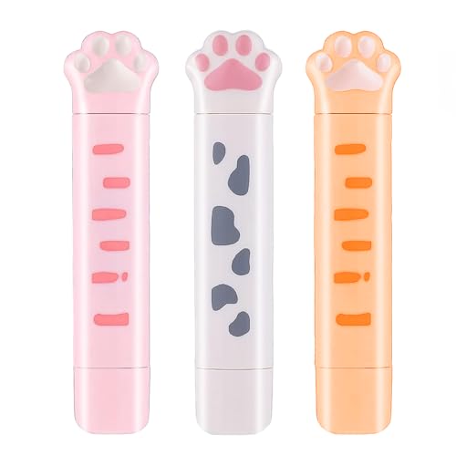 PANDENNER 2 in 1 Correction Tape and Double Sided Tape Roller, Cute Quick Dry Japan White correction tape,with Permanent Double Sided Adhesive Tape Roller,for School Office Supplies - Image 1