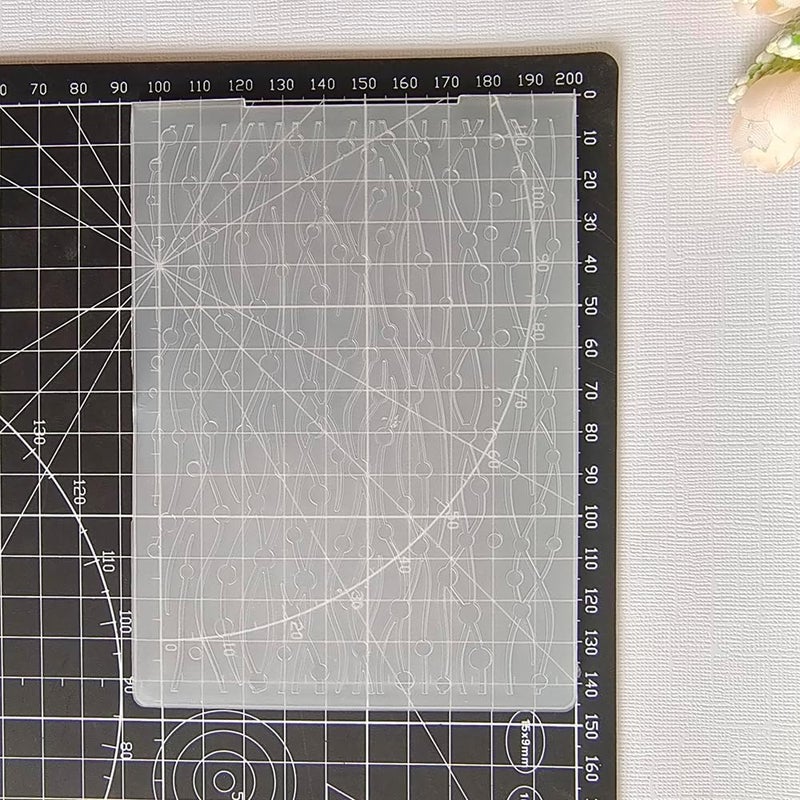 28 Models Embossing Folder Transparent Plastic Plates Design for DIY Paper Cutting Dies Scrapbooking Size 10.5x14.5cm(FD-061) - Image 2
