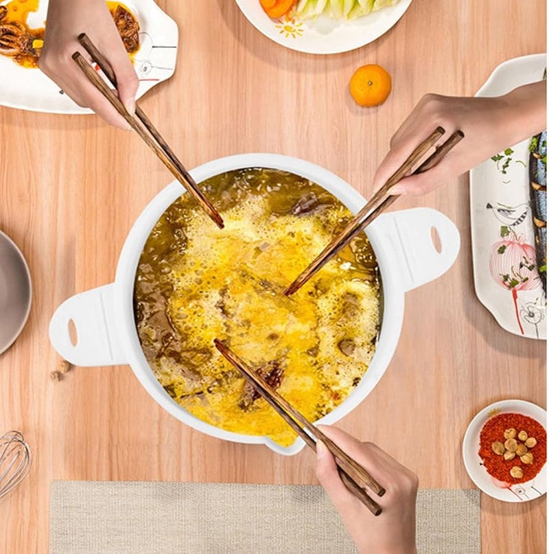 Foldable Electric Pot Portable Collapsible Soup Stove Stainless Steel Base US Plug 110V - Image 2