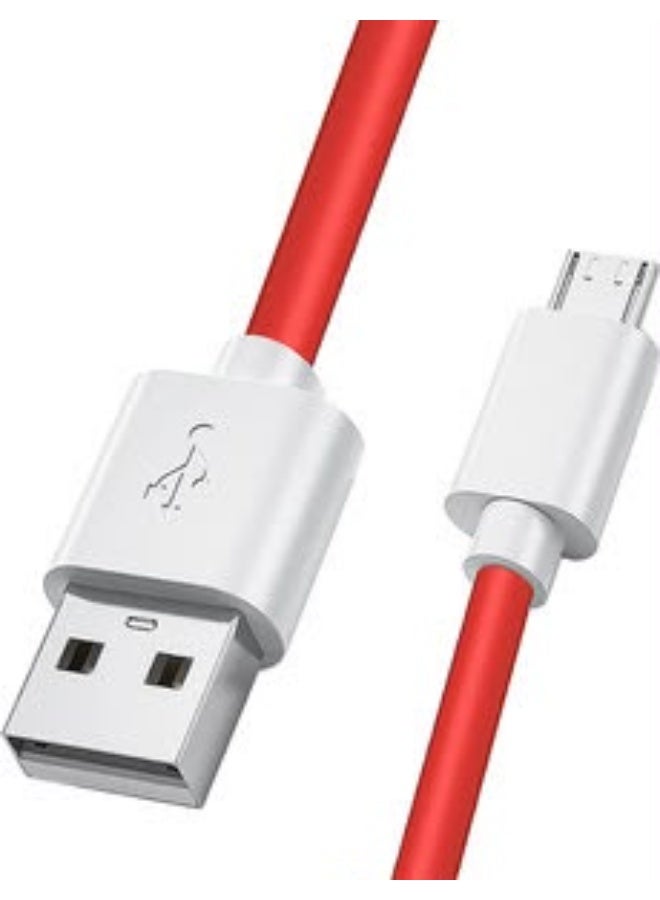 كيبل بيانات مايكرو USB بريميوم Hitage WB27، شحن سريع 4.1 أمبير، 1.2 متر، أحمر - Image 2