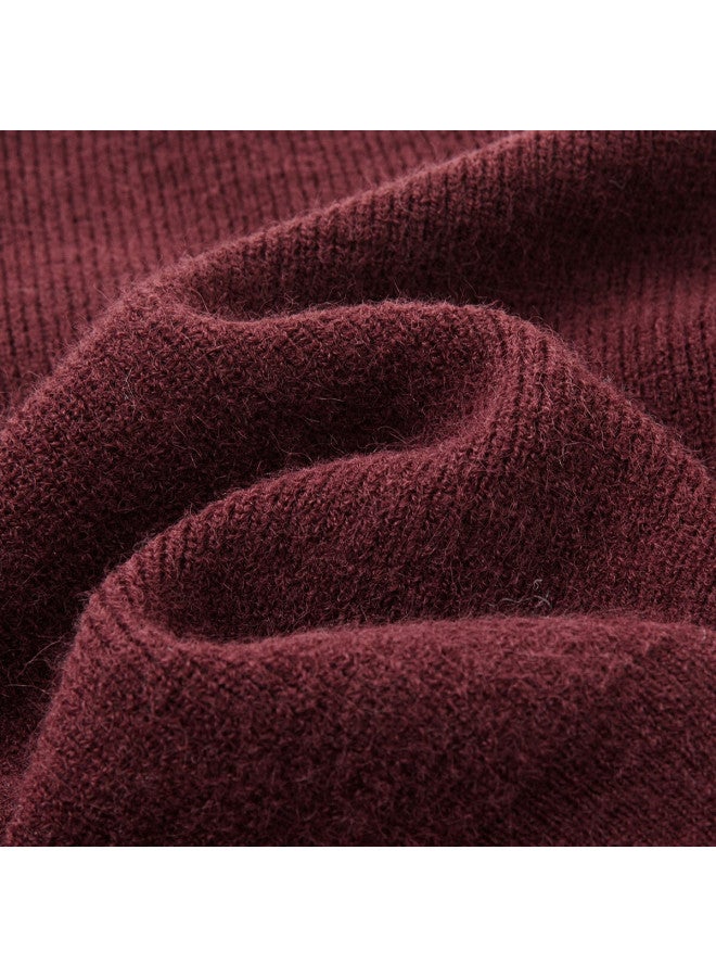 dme Demana [comfort Co] Autumn Elegant Color-block Asymmetric Placket Puff Sleeve Slim Yarn Knit Sweater For Women - Image 4