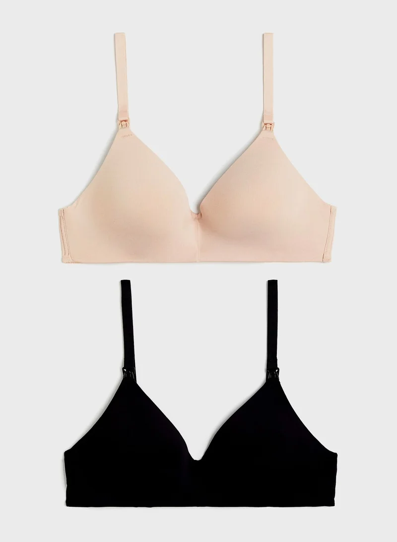 H&M 2 Pack Lace Detail Bra